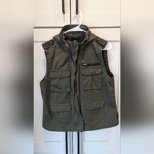 BDG Women's L Army Green Vest